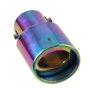 Automobile Universal Modified Tail Pipe End Throat Muffler Stainless Steel