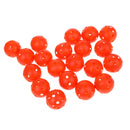 20x Plastic Hollow Golf Balls Perforated Practice Training Sport Ball Orange
