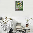 Round Drill 5D Diy Diamond Painting "Birds and Flowers" Embroidery Cross St T2R8