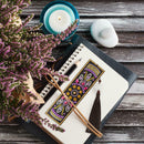 DIY Special Shaped Diamond Painting Creative Leather Tassel Bookmark Crafts