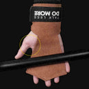 1Pair Weightlifting Gloves Training Fitness Power Back Wrist Support Belt Z A2Q3