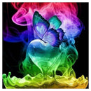 Colorful Butterfly DIY Square Diamond Painting Cross Stitch Embroidery Gift