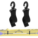 4PCs Kayak Clip Black Paddle Buckle Mounting Webbing Parts Holder Fixed Be-OZ