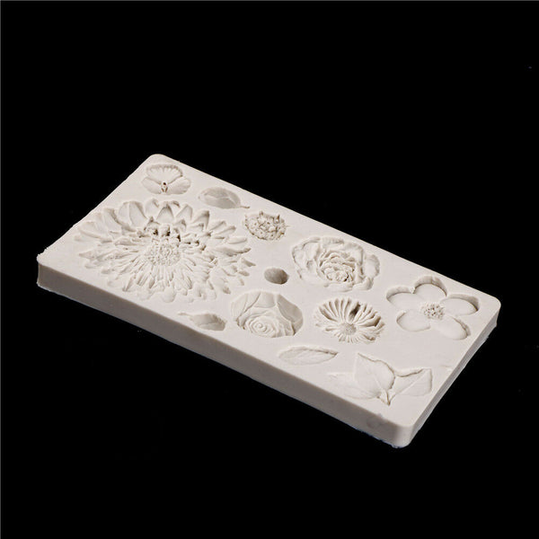 Flower Silicone mold fondant mold cake decorating tools chocolate gumpaste.ES