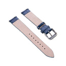 Smart Sports Bluetooth PU Leather Watch Strap for Huawei B5 18mm Blue