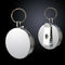 110CM Retractable Key Chain Reel Steel Cord Recoil Belt Key Ring Badge Holde Gn