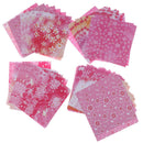 1Box square origami paper double sides cherry folding sakura papers DIY d F â„–#