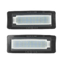 2X Car Led License Plate License Plate Light for Mercedes-Benz Smart Fortwo W8P3