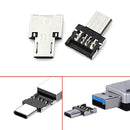 3Pcs Micro USB Male to USB Female OTG Flash Drive Adapters Converter For Phone &