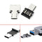 3Pcs Micro USB Male to USB Female OTG Flash Drive Adapters Converter For Phone &