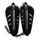 7/8" Dirtbike ATV Motorcycle Brush Bar Hand Guard Handguard LED Light Black