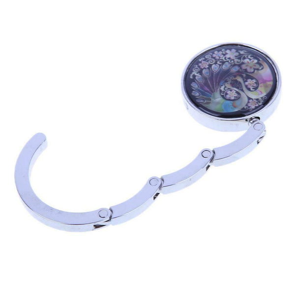 Portable Foldable Bag Purse Hook Bag Hanger Hook Table Handbag Holder #gib