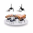 12pcs/set Ant Fruit Fork Eco Friendly Plastic Kitchen Bar Kids Dessert Forks  Z