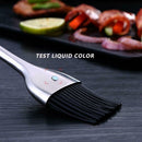 Silicone BBQ Grill Oil Sauce Brush Stainless Steel Handle Pastry Bread Tool
