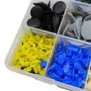 Cars Body Plastic Push Pin Rivet Fasteners Trim Moulding Clip Assortments 730Pc