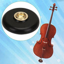 Classic Glossy Rock Rug Pad Stop End Pin Stand Holder Black for Cello or Bass xc
