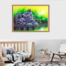 5D DIY Full Drill Diamond Painting Cat Cross Stitch Embroidery Mosaic Kit