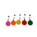 Round Recoil ID Badge Lanyard Retractable Reel Tag Key Card Holder Belt Clip  BX