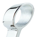 2xMirror Polished Stainless Steel Marine Railing Handrail Pipe Tube Base Fitting