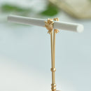 2Pcs  17mm Cigarette Finger Ring Free Hand Lady Man Gift Golden