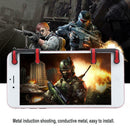 1 Pair MX Phone Physical Joysticks Assist Tools for STG FPS TPS Game Button