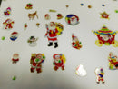 5 sheets Christmas Stickers for Kids Xmas Craft Gift Card-Making Home Decoration
