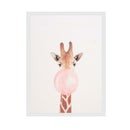 Canvas Oil Painting Wall Picture Hanging Poster Home Decor Blow Bubble Gum