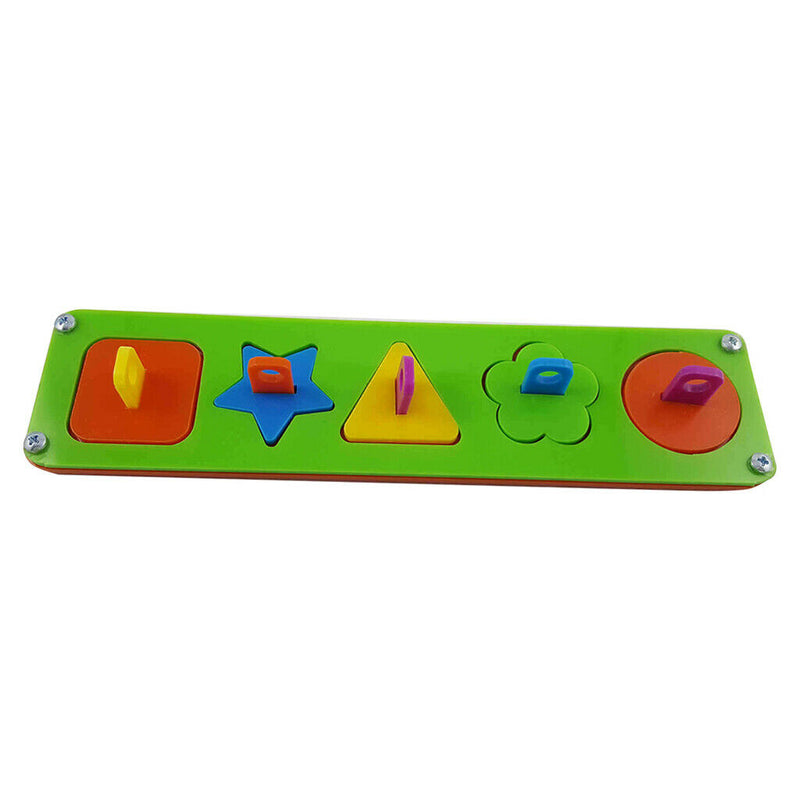 Parrot Educational Toys Geometric Shapes Block Boards Sort Puzzle