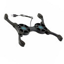 2Fans Foldable Laptop Cooling Cooler Pad Stand USB Powered For Laptop Notebook