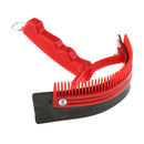 Equestrian Horse Pony Plastic Sweat Scraper with Rubber Edge Grooming and Care