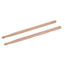 1Pair Lightweight Music Children Maple Wood Oval Tip Drum Sticks Accessori&+TEC