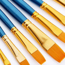 12pcs/Set Watercolor Paint Brushes Nylon Hair Oil Painting Pen DIY Art Tool A