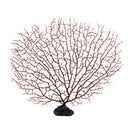 9" Height Red Plastic Coral Decoration for Aquarium Fish Tank