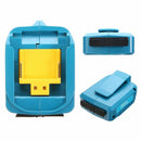 USB Charger for 194204-5 194230-4 Makita 14.4V 18V Li-ion Batteries Blue