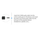 Mini Bluetooth 5.0 Dongle Connector Audio Wireless Adapter 10 8.1 7 XP Vista