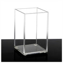 Acrylic Pen Holder 2 Pack,Clear Desktop Pencil Cup Stationery Organizer for
