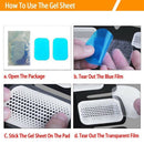 40Pcs Abs Stimulator Trainer Replacement Gel Sheet Abdominal Toning Belt Mu X7X4