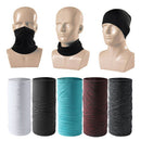 2Pcs Cycling Face Guard Sport Balaclava Tube Scarf Unisex Ski Neck Warmer