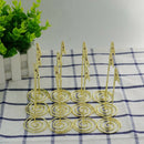 4.5 Inch Place Card Holders,12Pcs Table Number Stand Table Card Holder Wire D7B7