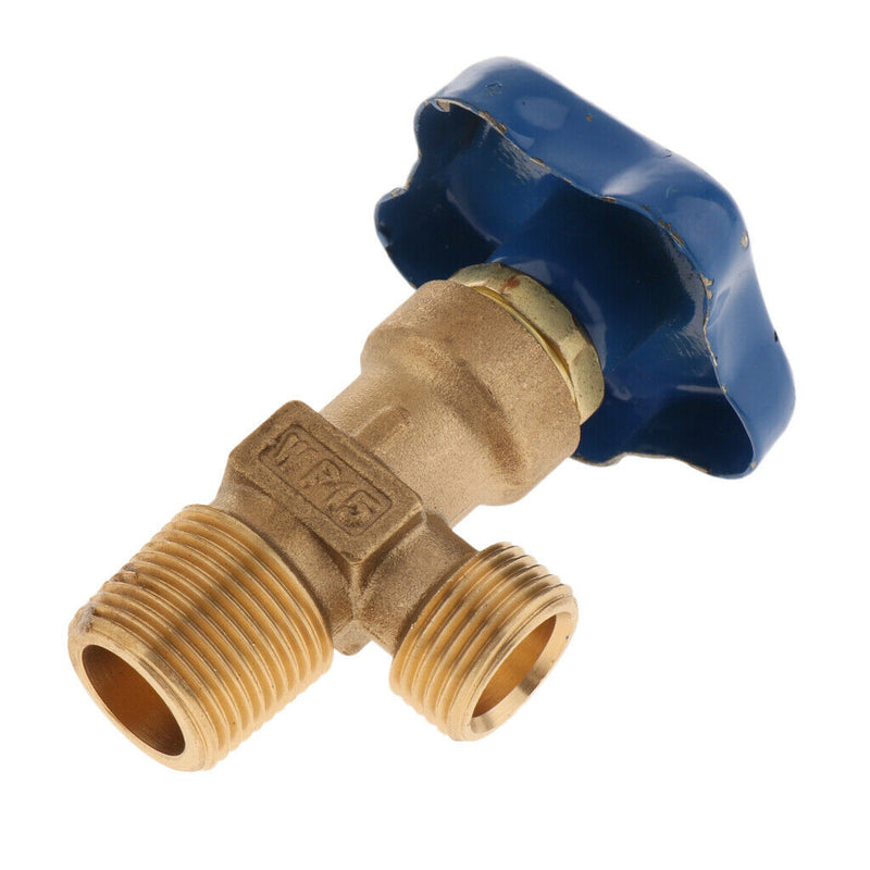 Argon Cylinder Valve Ready to Use with All Inert Gases Blue + Golden Color