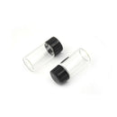 5Pcs 3ml Small Cute Glass Vials Bottles Clear Containers With Screw Cap  Z
