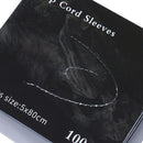 100Pcs Black Disposable Tattoo Machine Clip Cord Hook Sleeve Bags Hygiene Co BX