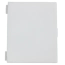 20cm x 16cm White Plastic Rectangular 100 Slides Microscope Box A3E6