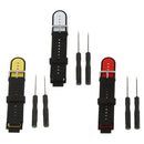 3xSilicone Watch Band Strap w/Tool for Garmin Forerunner 220 230 235 620 630