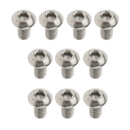 20Pcs M3 Titanium Alloy Hexagon Button Head Cap Bolts Screws 6mm/8mm