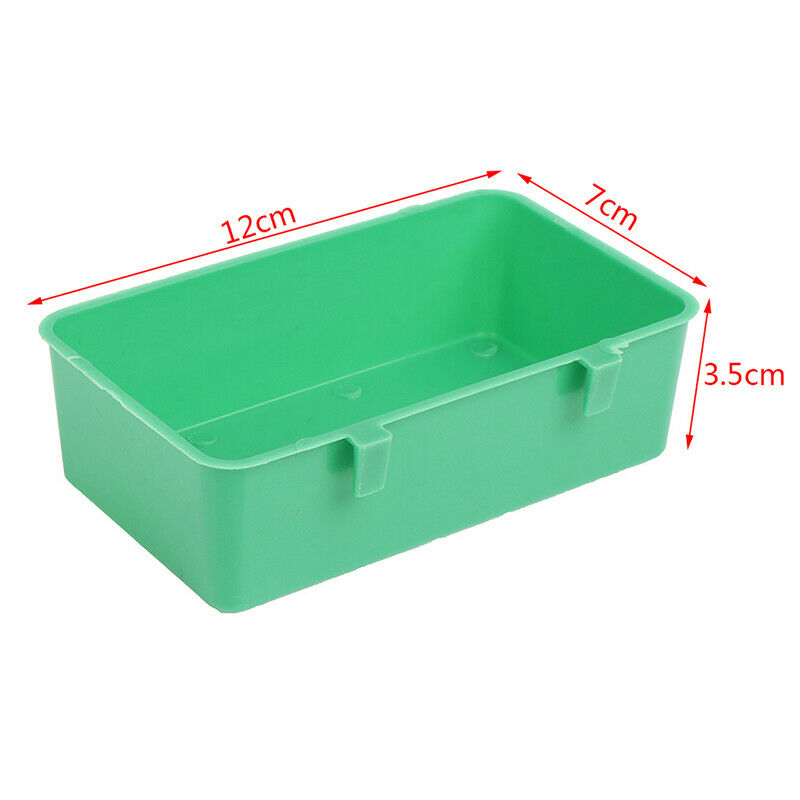 5pcs Multifunction Food Tray Parrot Bathtub Animal Cage Standing Wash Shower Gw