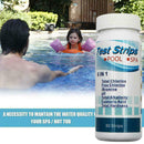 50Pc 6In1 Spa Swimming Pool Test Strips Hot Tub Chlorine PH TH Testing F5C1