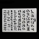 Lettering Stencils, Letter and Number Stencil, Painting Paper Craft Alphabe G3L4