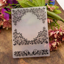 Flower Vines Plastic Embossing Folder DIY Scrapbooking Photo Album Template