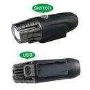 Waterproof MTB Bike USB Recharge Front Handlebar Light +Rear Tail Lights A